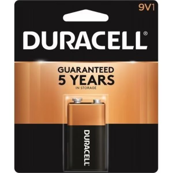 DURA 9V Alk Battery, Duracell, Mfr#: MN1604B1Z